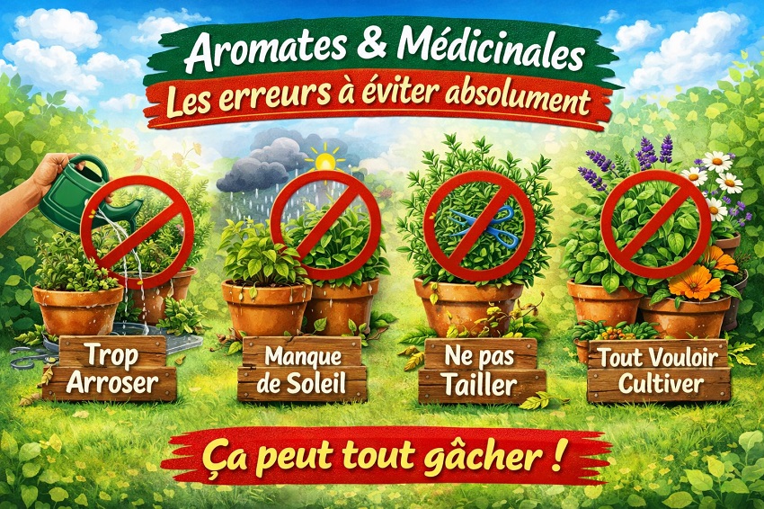 Erreurs manque de soleil