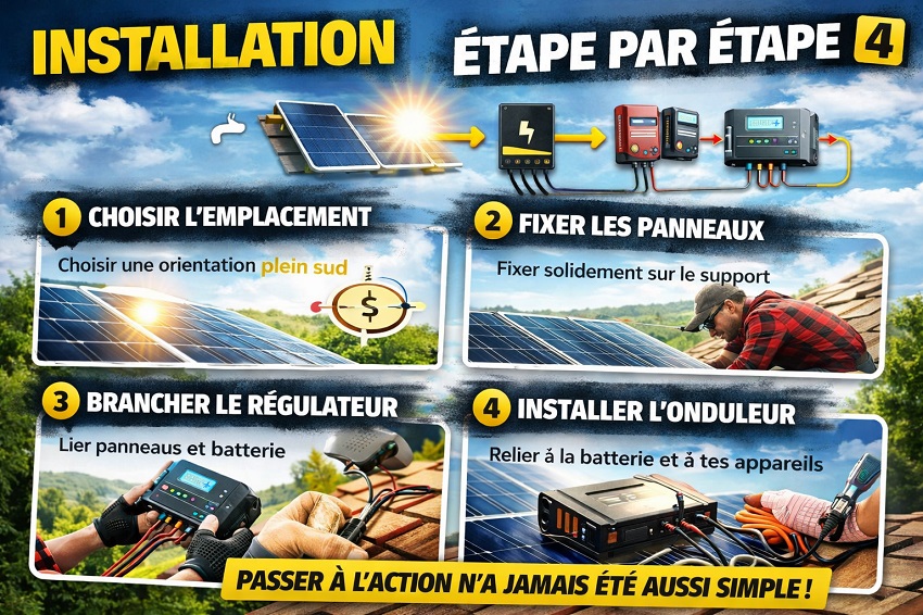 installer des panneaux solaires