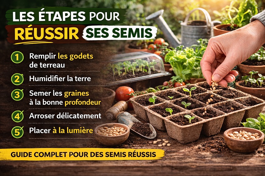 semis légumes potager