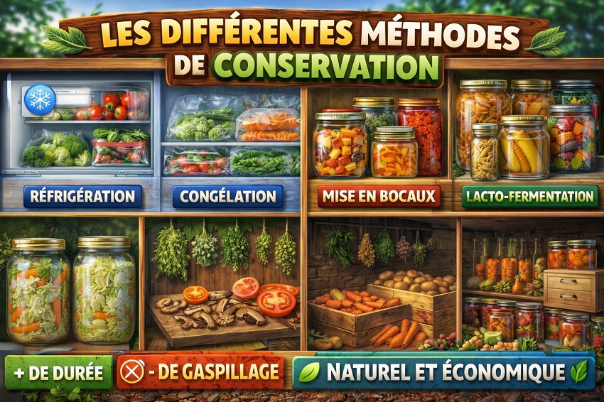 Méthodes congélation