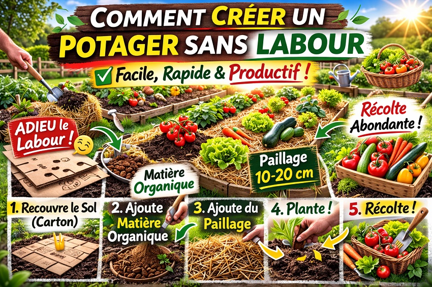 Potager sans labour
