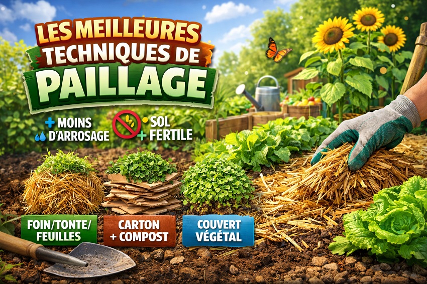 techniques de paillage