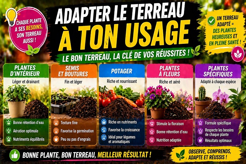 Bien choisir son terreau