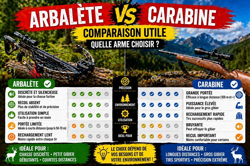 Arbalète de survie