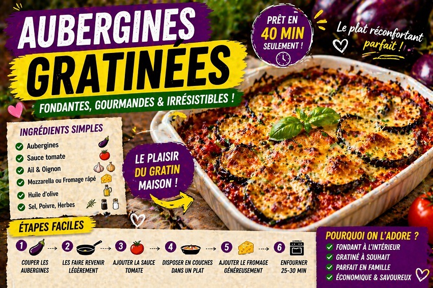 recettes avec des aubergines