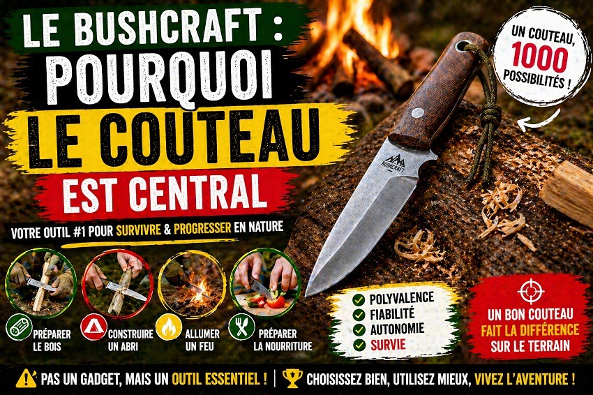 Choisir son couteau bushcraft