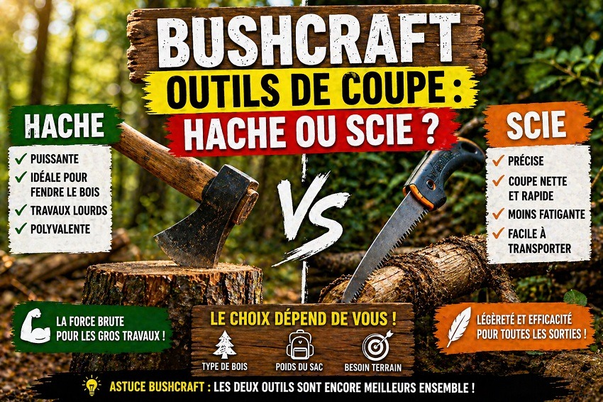 Matériel bushcraft équipements utiles