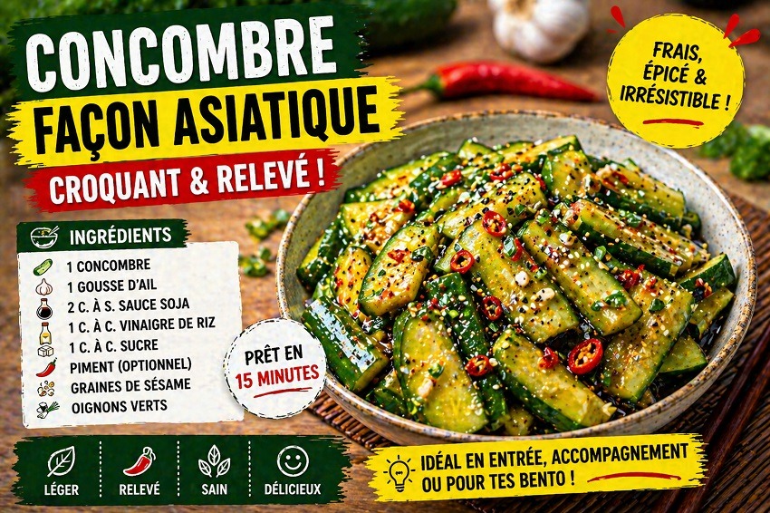 recettes avec des concombres