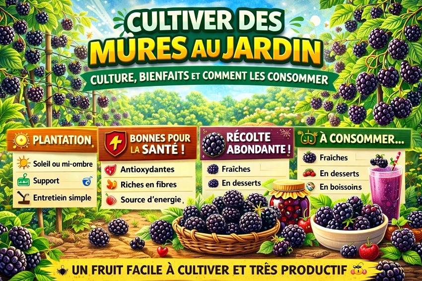 Cultiver des mûres