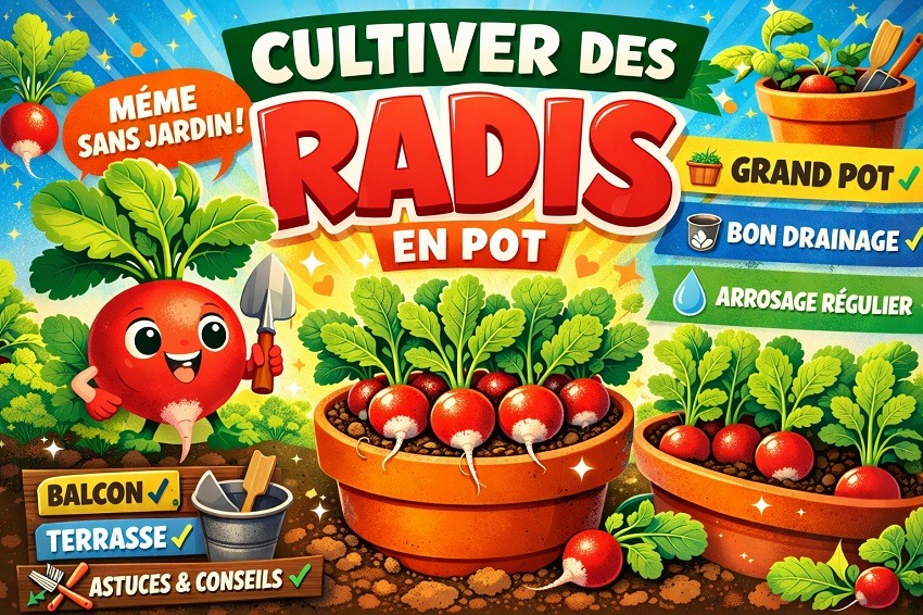 Cultiver des radis
