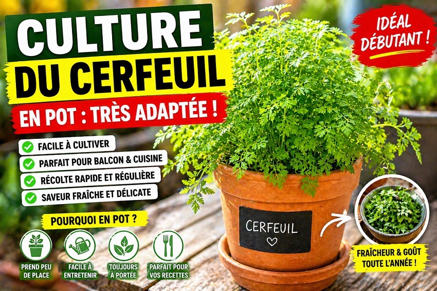 Cultiver du cerfeuil