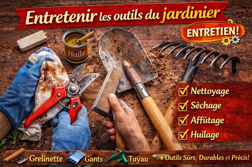 les outils du jardinier