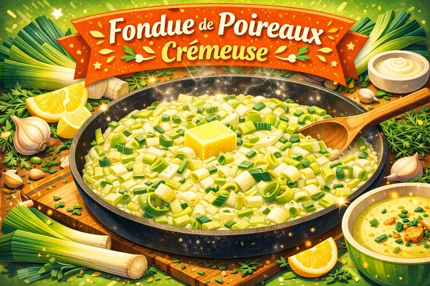 Fondue de poireaux