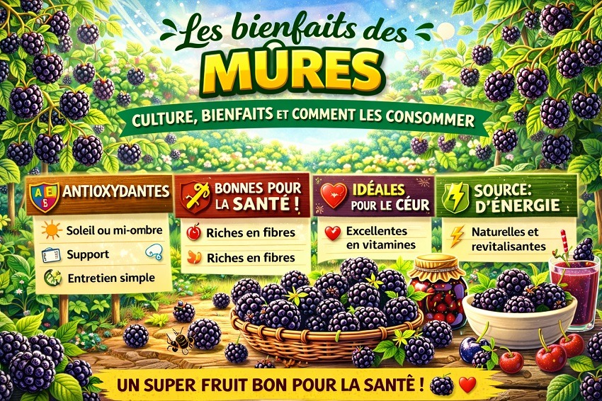 Cultiver des mûres au jardin