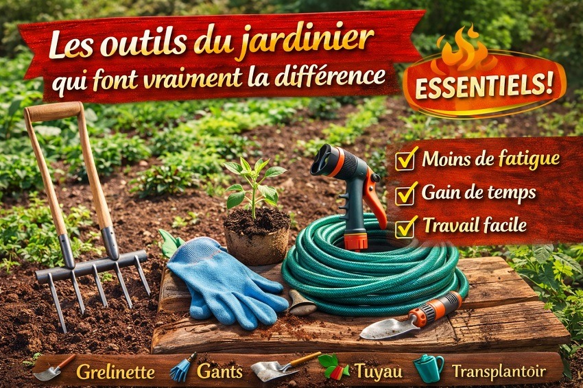 outils du jardinier