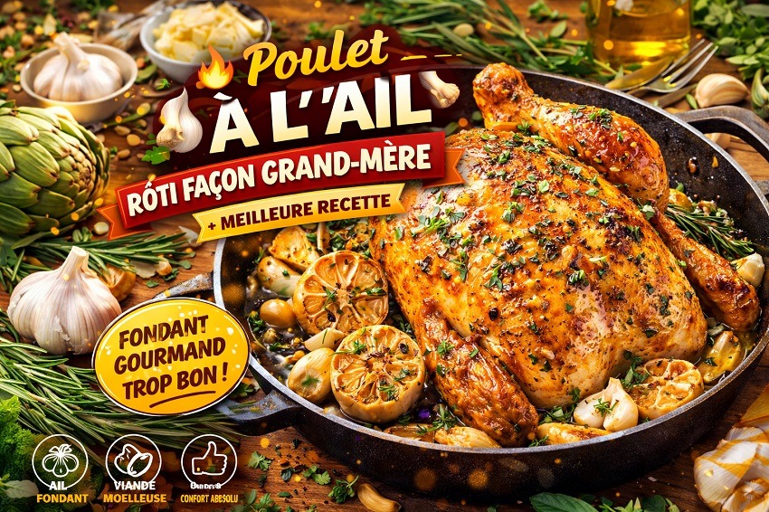 Poulet à l’ail