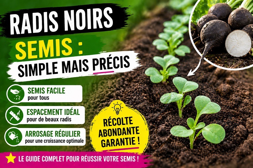 Cultiver des radis noirs