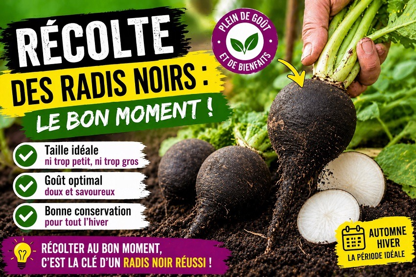 Cultiver des radis noirs