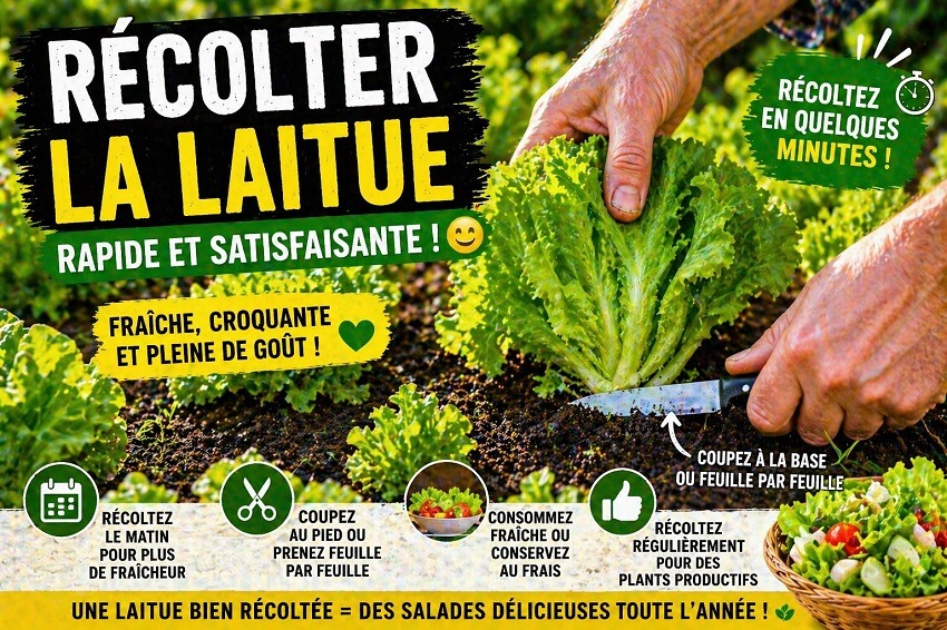 Planter de la laitue