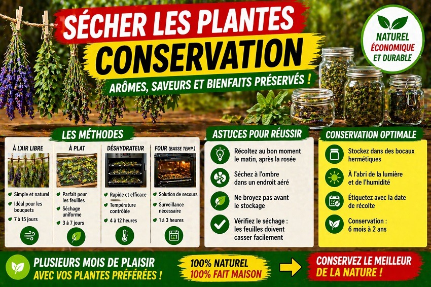 Faire sécher les plantes