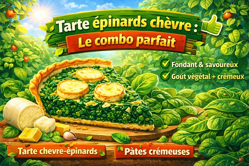 recettes à base d’épinards