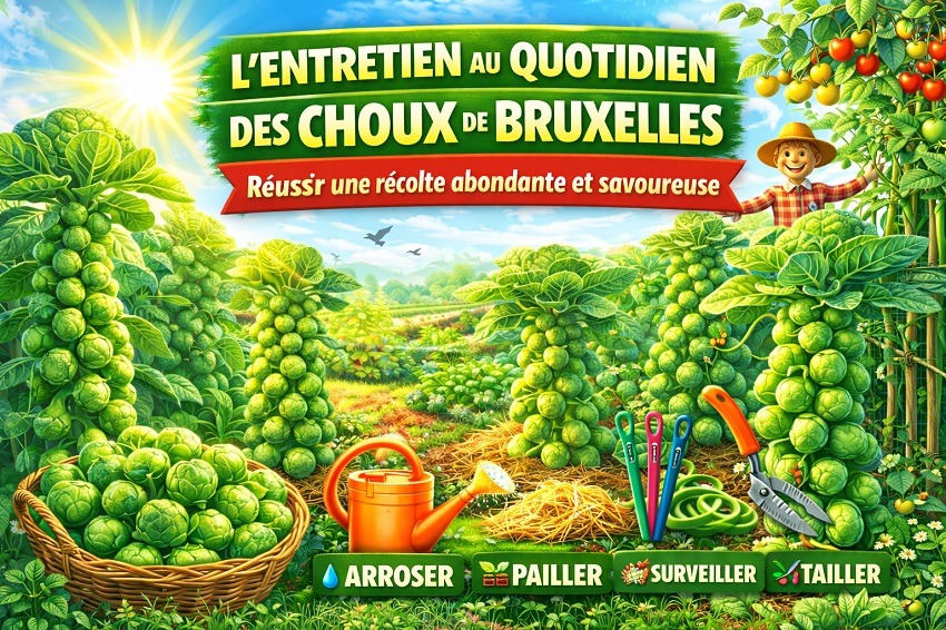 Cultiver des choux de Bruxelles