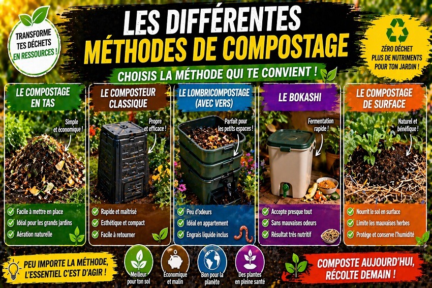 Compost maison pour potager