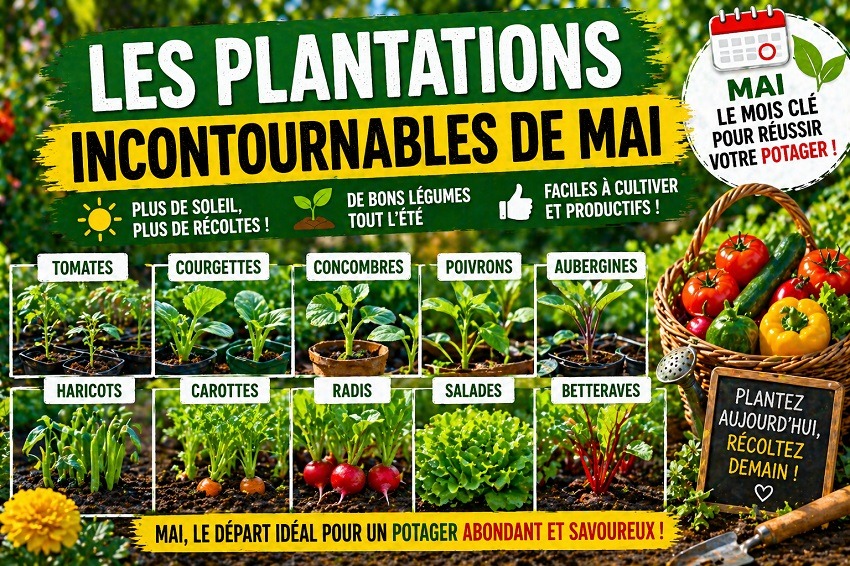 Mai au jardin