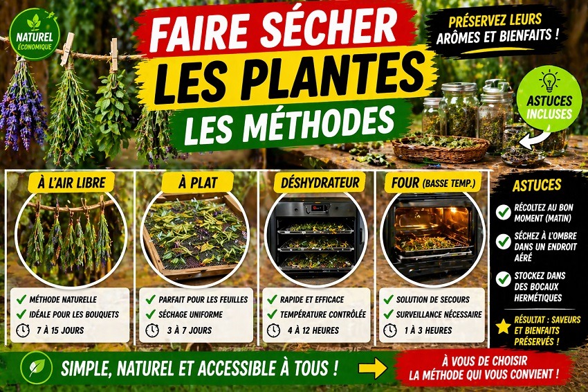 Faire sécher les plantes