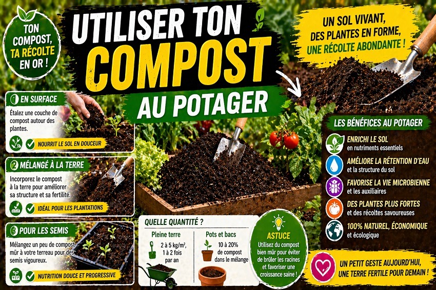 Compost maison pour potager