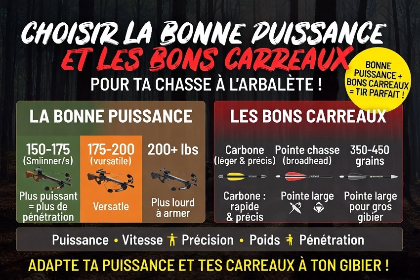Arbalète de chasse