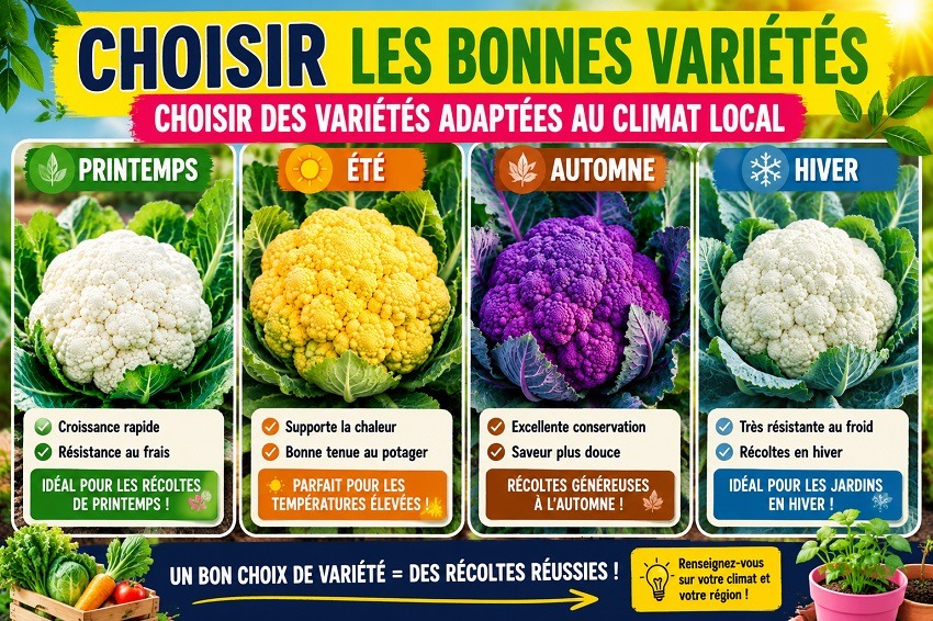 Cultiver des choux-fleurs