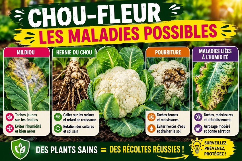 Cultiver des choux-fleurs