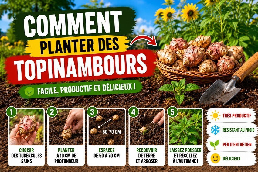 Cultiver des topinambours