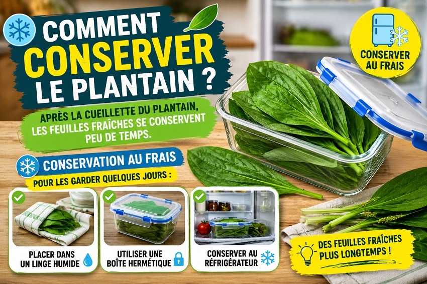Cueillette du plantain