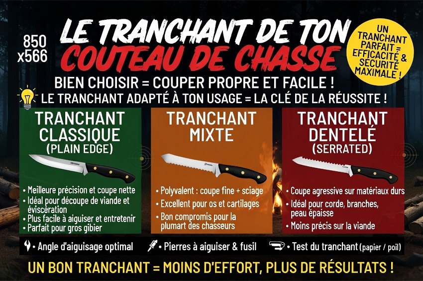 Choisir un couteau de chasse