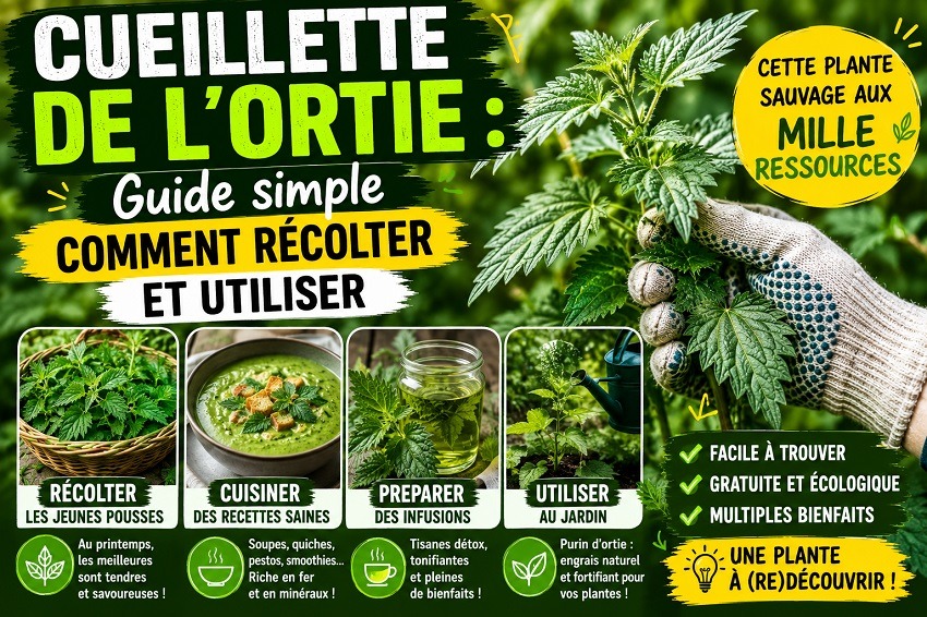 Cueillette de l’ortie : Guide simple