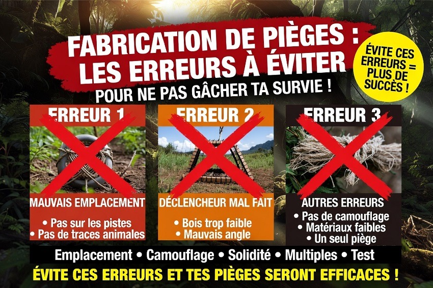 Fabriquer des Pièges à Gibier