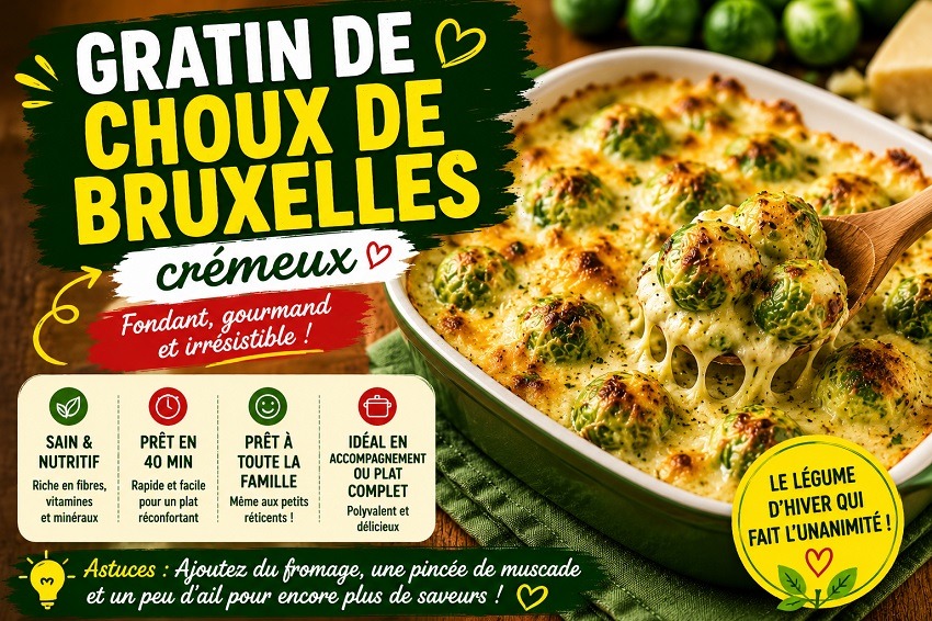 Recettes avec des choux de Bruxelles