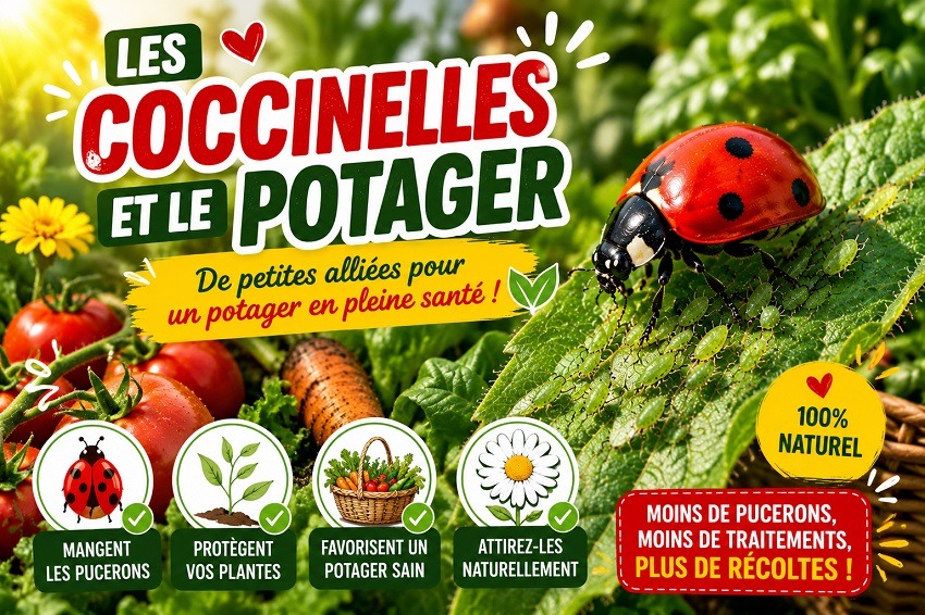 La coccinelle au jardin