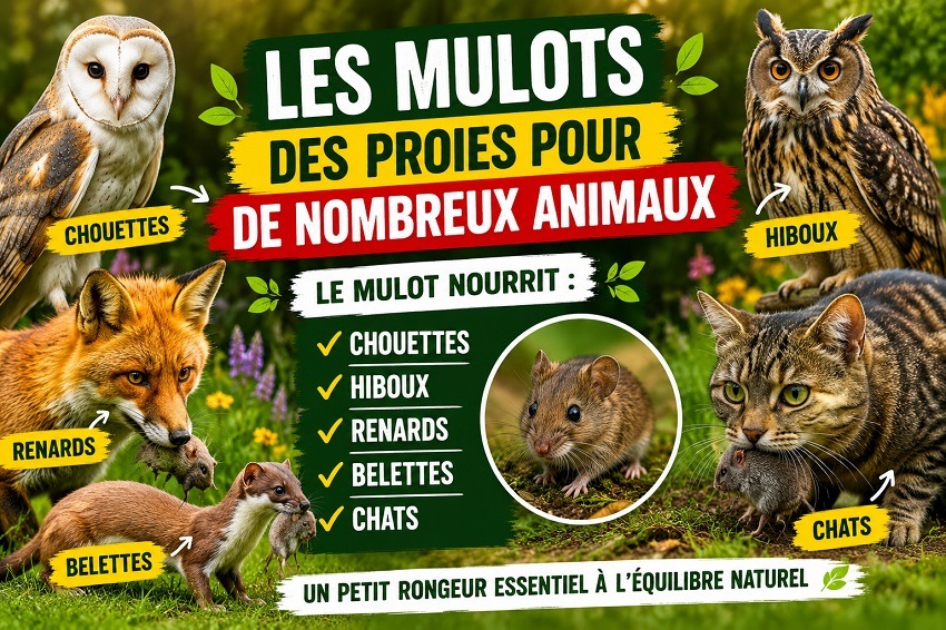 Le mulot au jardin