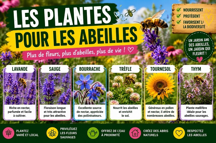 Ruche dans le jardin