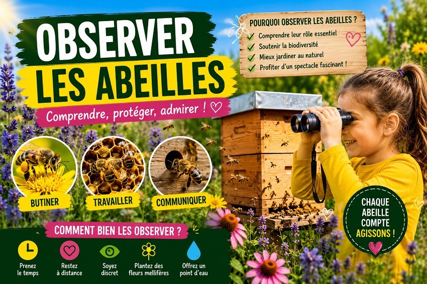 Ruche dans le jardin