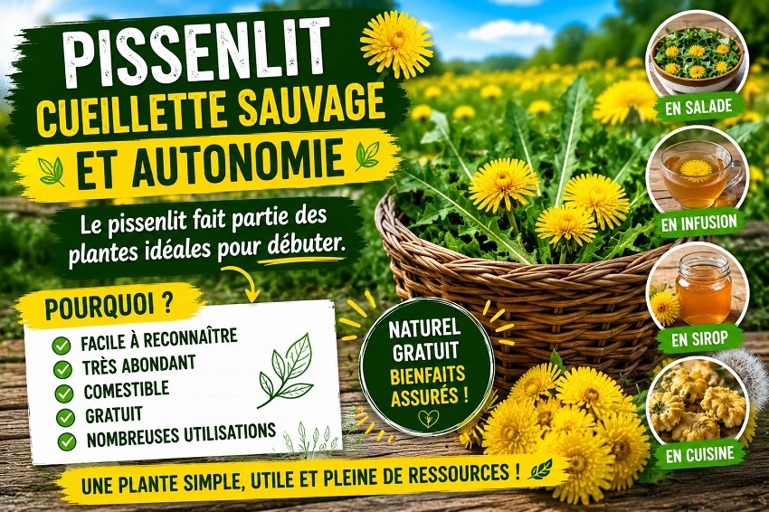 La cueillette du pissenlit