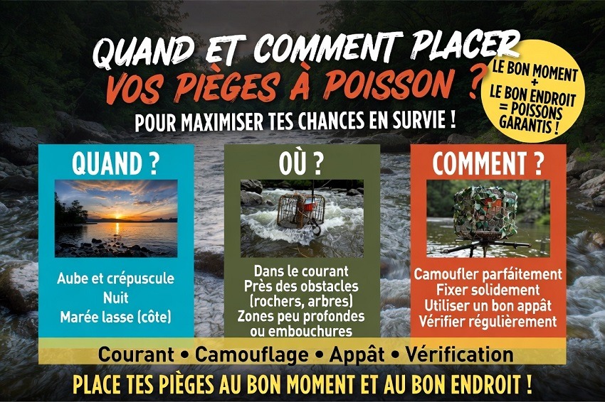 Fabriquer des Pièges à Poisson