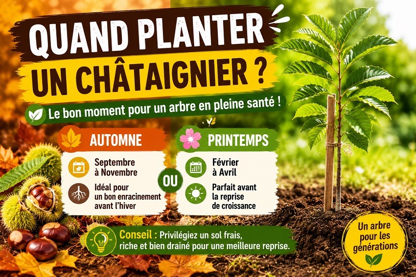 Planter un châtaignier