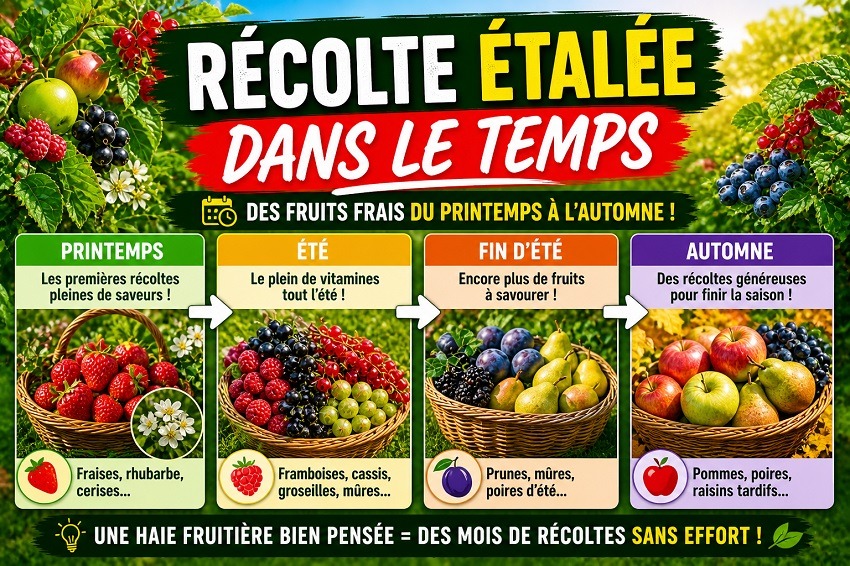 Créer une haie fruitière