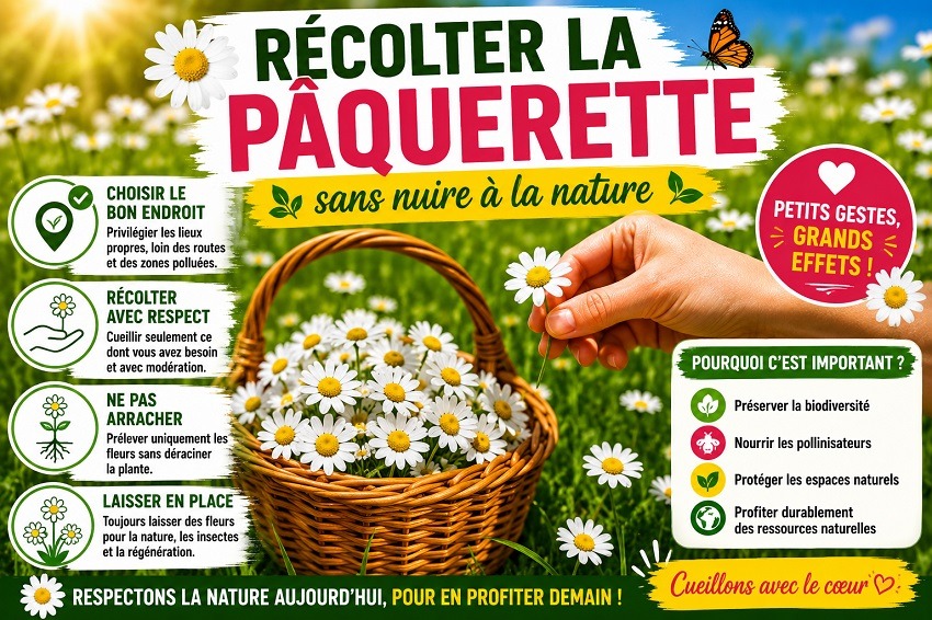 Cueillette de la pâquerette
