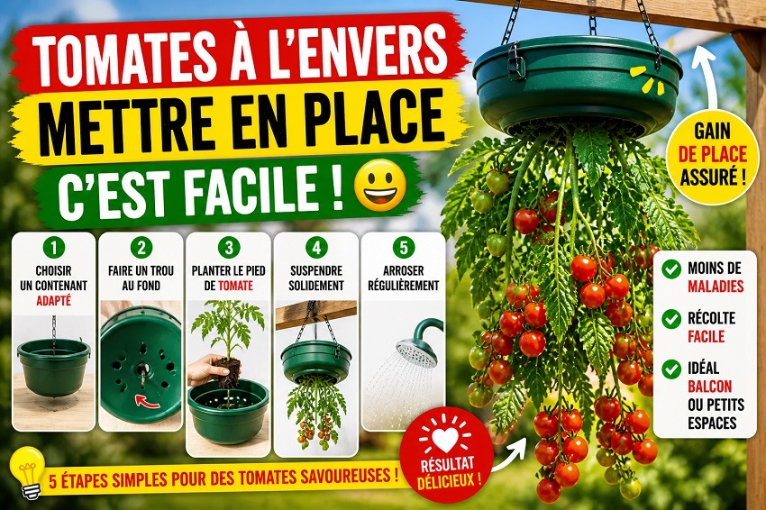 Cultiver des tomates à l’envers