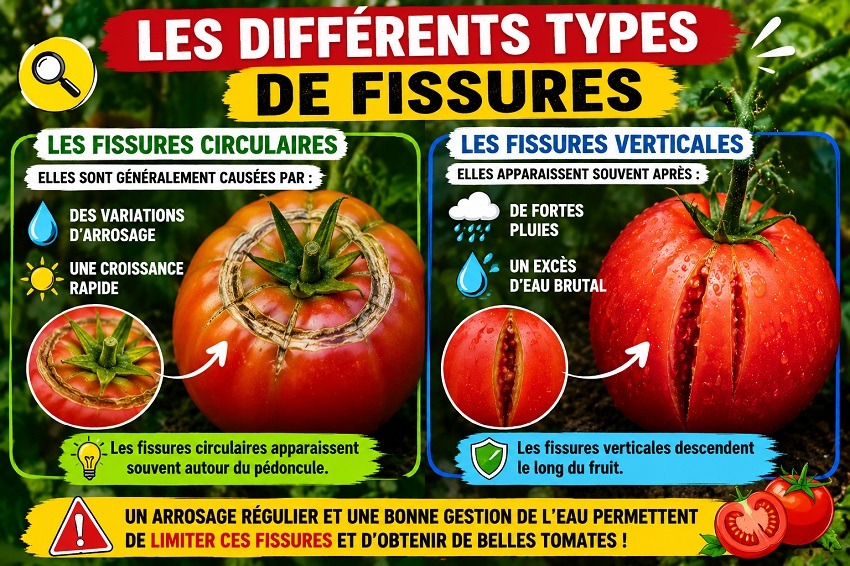 Pourquoi les tomates éclatent
